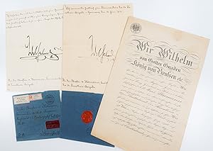 [Drei Patent-/Ernennungsurkunden mit eigenhändiger Unterschrift von Kaiser Wilhelm II. von 1906, ...