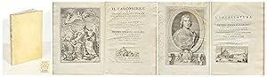 Image du vendeur pour Il falconiere di Jacopo Augusto Tuano. Dall'esametro latino all'endecasillabo italiano trasferito, ed interpretato. Coll'uccellatura a vischio di Pietro Angelio Bargeo pubblico professore in Pisa poemetto pur latino, similmente tradotto, e commentato. Ozii, e ameni studii di G. P. Bergantini. mis en vente par Mats Rehnstrm Rare Books SVAF, ILAB