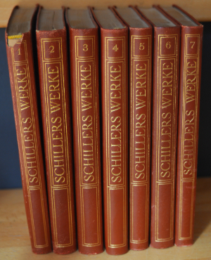 Schillers Werke. 7 Bände. 1 - 3 Dramatische Dichtungen. 4 Gedichte und Erzählungen. 5. Philosophi...