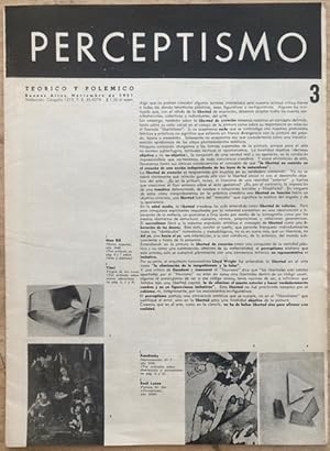 Seller image for Revista Perceptismo. Terico y Polmico. N. 3. Nov. 1951 for sale by Largine