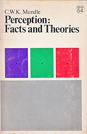 Seller image for Perception: Facts and Theories for sale by Atlantic Northwest