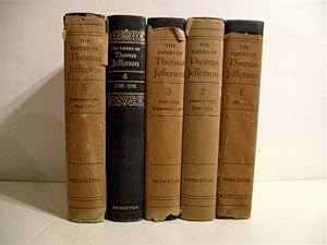 Papers of Thomas Jefferson. Vols. 1-5.