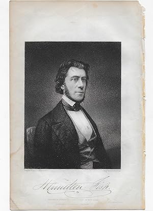 Seller image for Hamilton Fish, Steel Engraved Portrait for sale by Legacy Books II