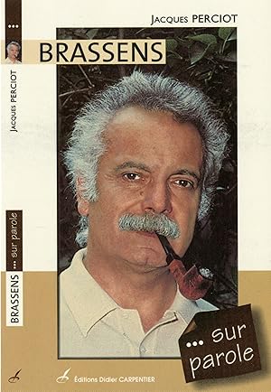 "Georges BRASSENS / BRASSENS sur parole de Jacques PERCIOT" Carte postale promo originale Édition...