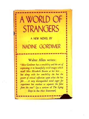 Immagine del venditore per A World of Strangers venduto da World of Rare Books