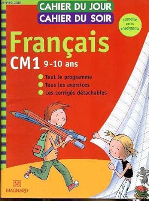 Seller image for Franais CM1 - Collection Cahier du jour cahier du soir - 9-10 ans for sale by Le-Livre