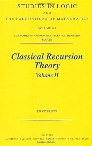 Immagine del venditore per Classical Recursion Theory, Volume II venduto da BuchWeltWeit Ludwig Meier e.K.