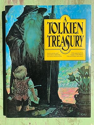 Seller image for A Tolkien Treasury. Edited by Alida Becker. Illustrations by Michael Green. Color illustrations by Tim Kirk for sale by Under the Covers Antique Books