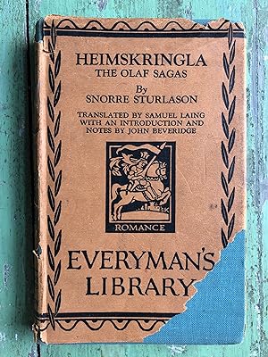 Immagine del venditore per Heimskringla: The Olaf Sagas by Snorre Sturlason. Translated by Samuel Laing venduto da Under the Covers Antique Books