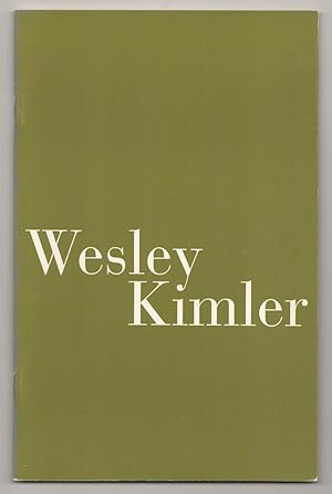 Seller image for Wesley Kimler for sale by Jeff Hirsch Books, ABAA