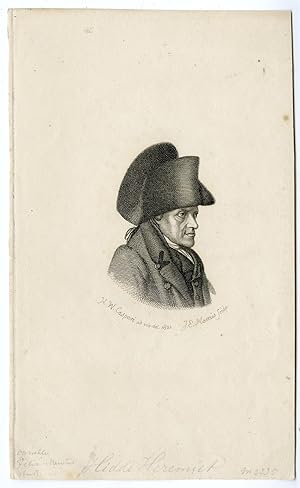 Bild des Verkufers fr Antique Print-HIDDE HEREMIET-PORTRAIT-Marcus-Caspari-1816 zum Verkauf von Pictura Prints, Art & Books