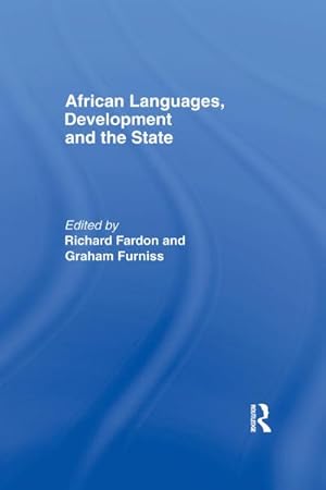 Image du vendeur pour African Languages, Development and the State mis en vente par BuchWeltWeit Ludwig Meier e.K.