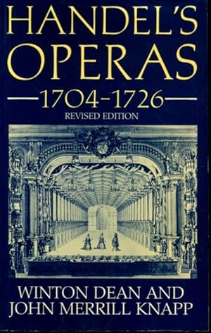 Seller image for Handel's Operas, 1704-1726 for sale by Turgid Tomes