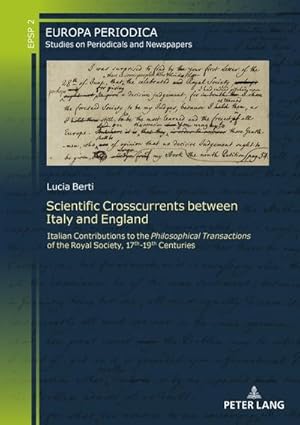 Image du vendeur pour Scientific Crosscurrents between Italy and England mis en vente par BuchWeltWeit Ludwig Meier e.K.