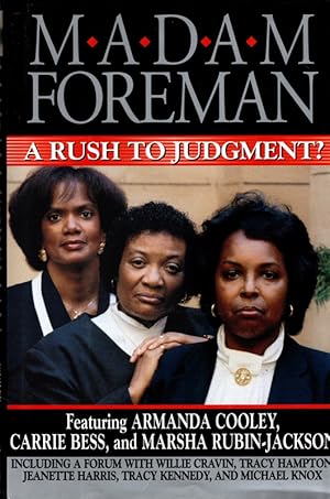 Image du vendeur pour Madam Foreman : A Rush to Judgement? mis en vente par Once Read Books