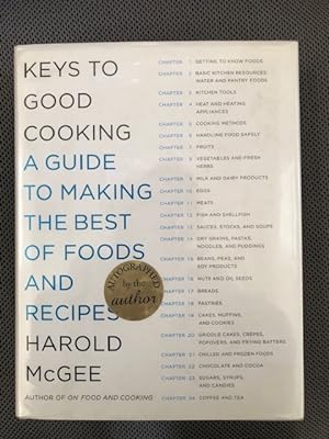 Image du vendeur pour Keys to Good Cooking: A Guide to Making the Best of Foods and Recipes mis en vente par The Groaning Board