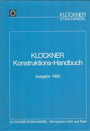 KLÖCKNER Konstruktions-Handbuch (Ausgabe 1985)