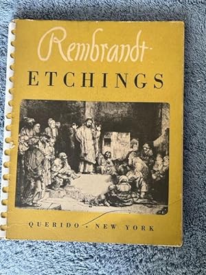 Bild des Verkufers fr Rembrandt Etchings zum Verkauf von Tiber Books