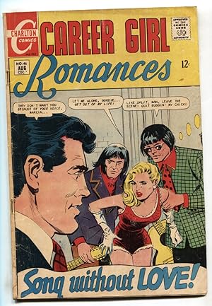 Imagen del vendedor de Career Girl Romances #44 1968-Charlton-hippie musicians cover a la venta por DTA Collectibles