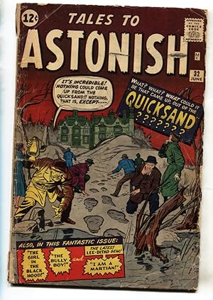 Immagine del venditore per TALES TO ASTONISH #32 comic book 1962-MARVEL-JACK KIRBY - STEVE DITKO ART G venduto da DTA Collectibles