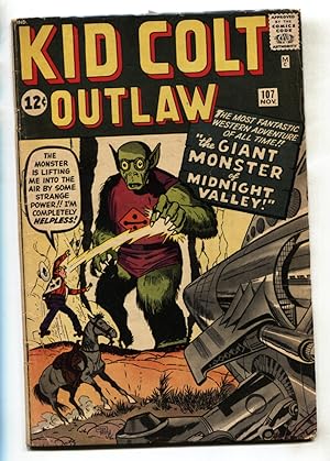 Immagine del venditore per Kid Colt Outlaw #107 -1962-Atlas-Jack Kirby-Rocket ship-monster-western-VG venduto da DTA Collectibles