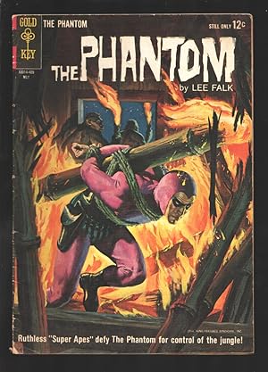 Phantom #7 1964-Gold Key-Phantom's boyhood-Pin-up back cover-VG/FN