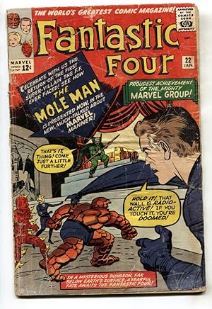 Fantastic Four #22--Jack Kirby--1964--Marvel--comic book--G
