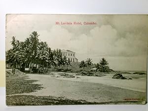 Ceylon. Colombo. Mt. Lavinia Hotel. Alte Ansichtskarte / Postkarte s/w, gel. um 1910 ?. Küste, St...