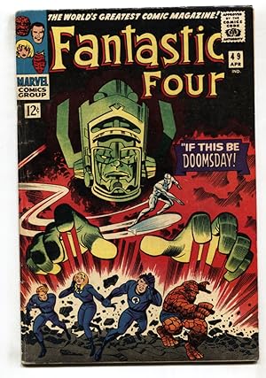 Fantastic Four #49 Marvel 1st Silver Surfer cover 1966 VG+