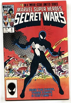 Secret Wars #8-1st Black Costume Spider-Man comic book -1984