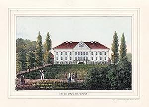 "Hohenzieritz" - Schloss Hohenzieritz Mecklenburg-Vorpommern (Aus: Meklenburg in Bildern)