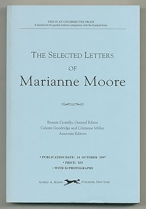 Seller image for The Selected Letters of Marianne Moore for sale by Between the Covers-Rare Books, Inc. ABAA