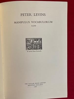 Imagen del vendedor de Manipulus Vocabulorum, 1570. a la venta por Plurabelle Books Ltd