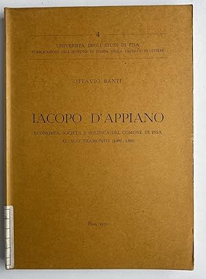 Immagine del venditore per Iacopo D'Appiano venduto da librisaggi