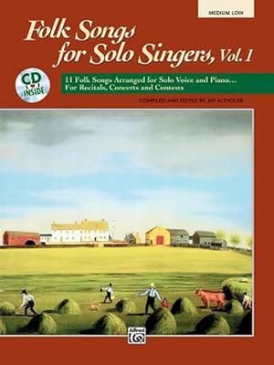 Seller image for Folk Songs for Solo Singers, Vol 1: Medium Low Voice, Book and CD (Paperback) for sale by Grand Eagle Retail