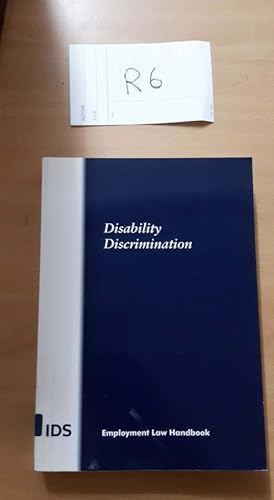Bild des Verkufers fr disability discrimination IDS Employment Law Handbook zum Verkauf von UK LAW BOOK SELLERS LTD