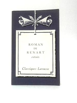 Seller image for Le Roman de Renart (Extraits) for sale by World of Rare Books