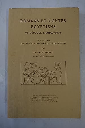 Imagen del vendedor de Romans et contes gyptiens de l'poque pharaonique a la venta por Librairie du Levant