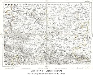 Reymann's topographische Special-Karte von Deutschland, Schweiz, Ostfrankreich, Belgien, Niederla...