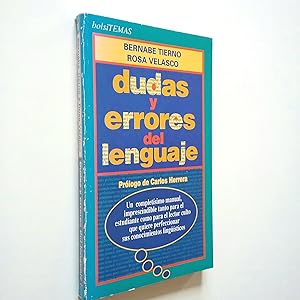 Imagen del vendedor de Dudas y errores del lenguaje a la venta por MAUTALOS LIBRERA