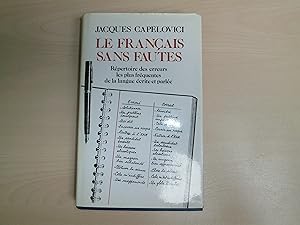 Seller image for Le Franais Sans Fautes for sale by Le temps retrouv