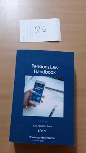 Seller image for Pensions Law handbook 14th edition by CMS pensions team for sale by UK LAW BOOK SELLERS LTD