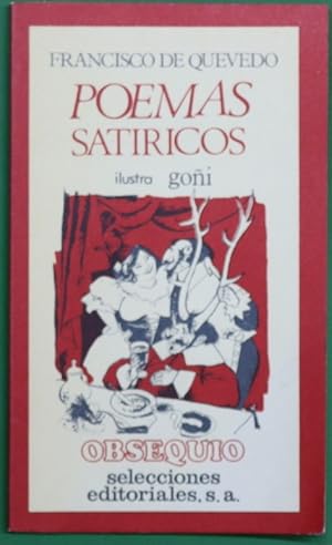 Immagine del venditore per Poemas satricos venduto da Librera Alonso Quijano