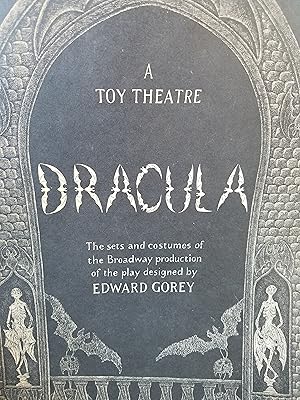 Image du vendeur pour A Toy Theatre Dracula, the sets and costumes of the Broadway production mis en vente par Fantastic Book Discoveries