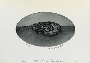 Projekt 1001. Ohne Titel. [Unikat, Signierte Original-Radierung/ Unique, signed original etching].