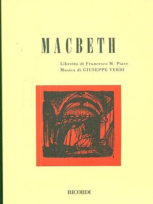Bild des Verkufers fr Macbeth zum Verkauf von Librodifaccia