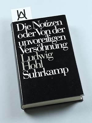 Bild des Verkufers fr Die Notizen oder Von der unvoreiligen Vershnung. zum Verkauf von Antiquariat Uhlmann