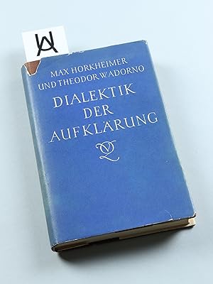 Bild des Verkäufers für Dialektik der Aufklärung. Philosophische Fragmente. zum Verkauf von Antiquariat Uhlmann