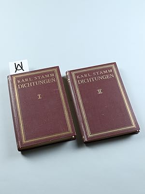 Image du vendeur pour Dichtungen. Gesamtausgabe. [Bde. 1 u. 2; komplett]. mis en vente par Antiquariat Uhlmann