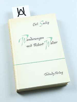 Imagen del vendedor de Wanderungen mit Robert Walser. a la venta por Antiquariat Uhlmann